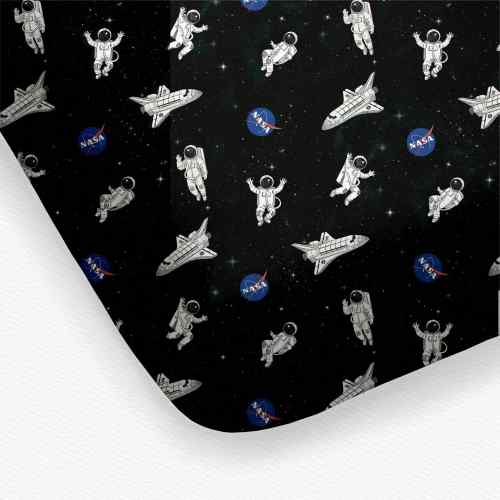 PRE-ORDER: NASA Bamboo Crib Sheet