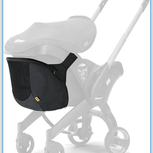 Doona Snap-On Storage Bag - Car Seat Bag, Stroller Bag for Doona Car Seat & Stroller, Easy Snap-On Storage