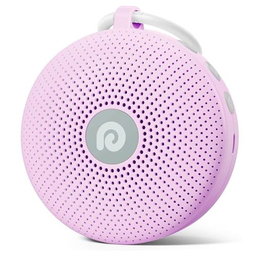 Dreamegg Portable Noise Machine for Baby Adult, Features Powerful Battery, 21 Soothing Sound, Noise Canceling for Office & Sleeping, Sound Therapy for Home, Travel, Registry Gift, Classic White