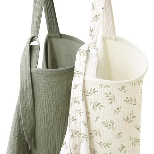 Coreeky 2 Pack Muslin Nursing Cover for Breastfeeding, Soft & Breathable 100% Cotton Breastfeeding Cover up