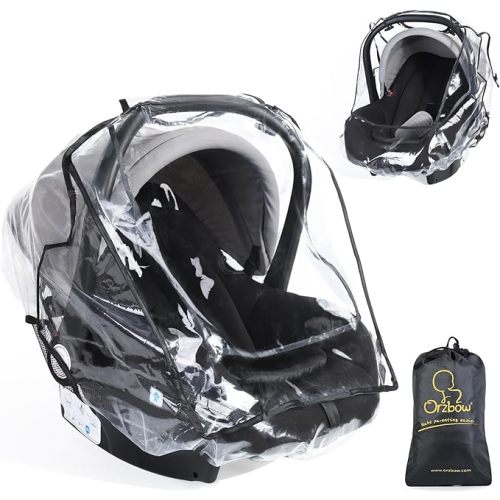 Car Seat Rain Cover, Universal Baby Travel Weather Shield, Clear