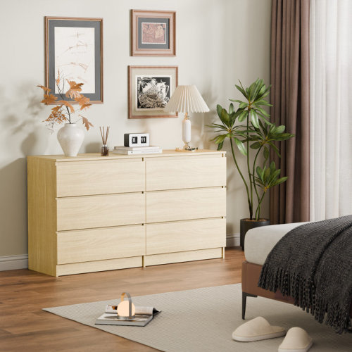 Ebern Designs 6 Drawer Dresser for Bedroom & Reviews | Wayfair