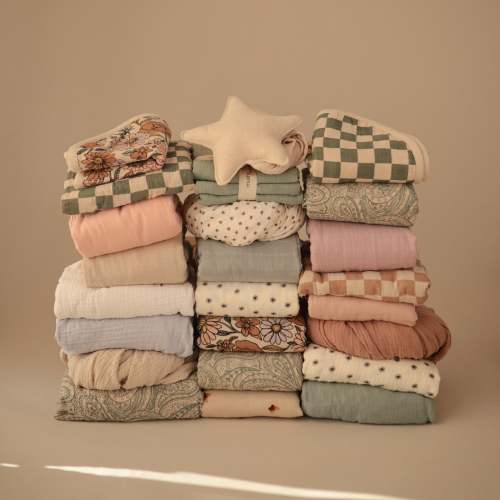 Organic Cotton Muslin Burp Cloth 2-Pack – Simple Steps Market