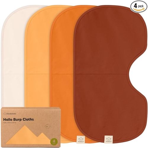 KeaBabies 4-Pack Baby Burp Cloths