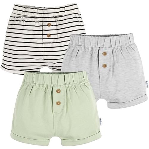 Gerber Baby-Boys 3-Pack Knit Shorts