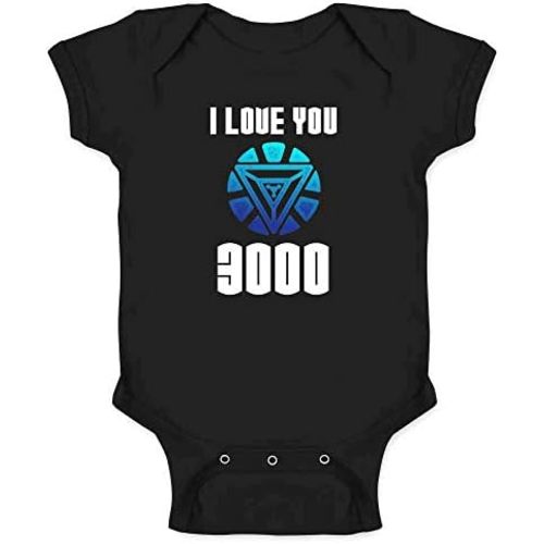 Pop Threads I Love You 3000 Gift For Dad Superhero Infant Baby Boy Girl Bodysuit