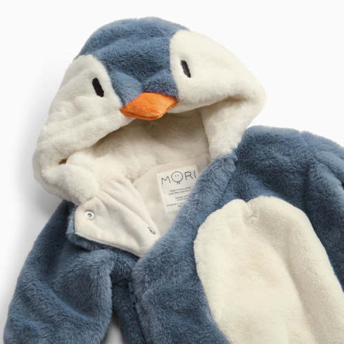 Shop Penguin Faux Fur Pramsuit | MORI US