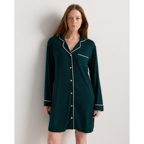 Bamboo Jersey Sleep Shirt in Graphite