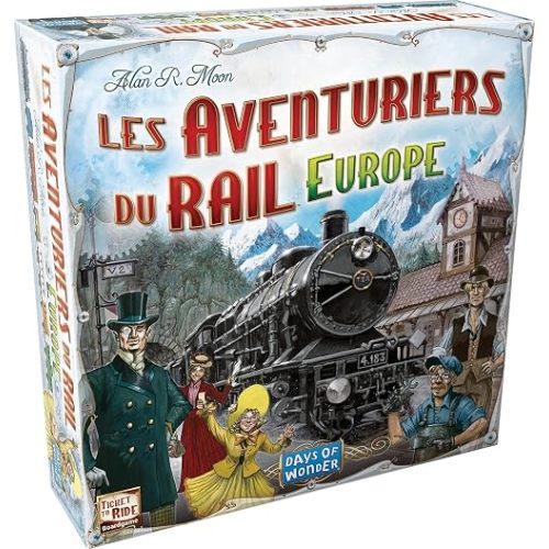 Les Aventuriers Du Rail (Version Française) Un jeu de Days Of Wonder - 2 à 5 joueurs -Durée environ 30-60 minutes -Un jeu pour la famille -Pour adultes et enfants 8+