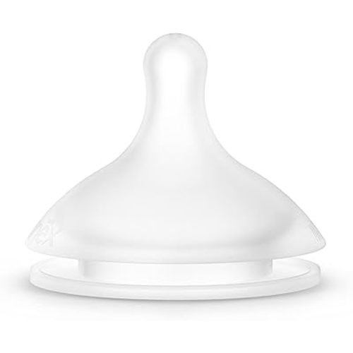 Suavinex Bonhomia Color Essence SX PRO Physiological Silicone Nipple, Pack of 2 Nipples, 0 Months, Slow Flow