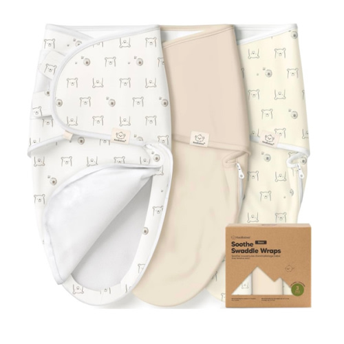 Baby Swaddle Sleep Sacks with Zipper - 3-Pack Swaddles for Newborns 0-3 Months, Infant, Baby Girls, Boys, Soft & Durable Newborn Sleep Sack, Easy Diaper Change Swaddling Blanket (Bumble Bear)