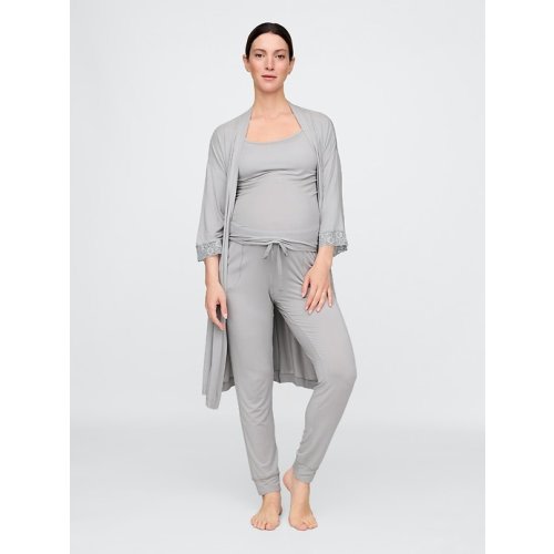 Maternity Softest Modal Lace-Trim Robe