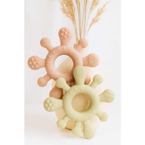 Star Baby Teether Ring – BPA Free, Food Grade Silicone | Easy Grip & Soothing for Babies