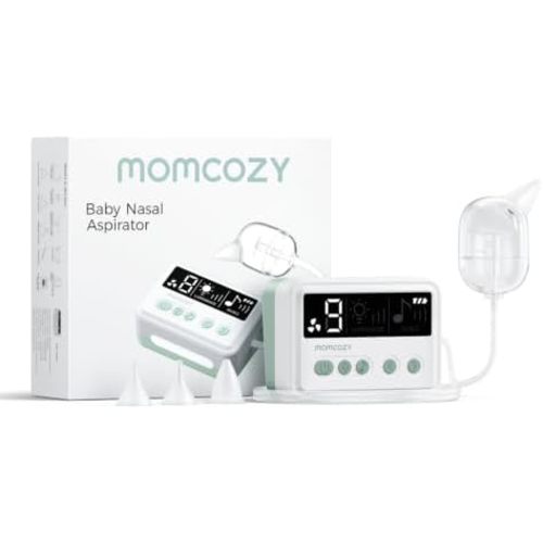 Momcozy Nasal Aspirator for Baby, 【Hospital-Grade】 70 KPa, 9 Levels