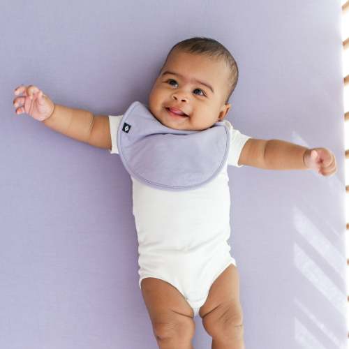 Taro Purple Cushy Bib | Snap Closure | Kyte Baby