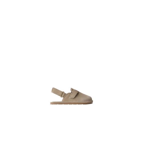 LEATHER BAREFOOT CLOGS - Sandy Brown | ZARA United States