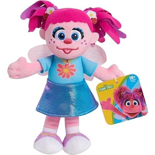 Sesame Street Friends Abby Cadabby Sustainable Plush Stuffed Toy