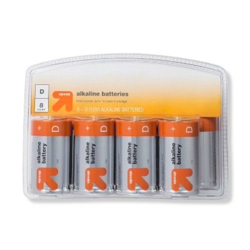 D Batteries - 8ct - up&up™