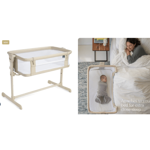HALO® 2-in-1 Bedside Bassinet Sleeper | Adjustable Height Baby Bassinet