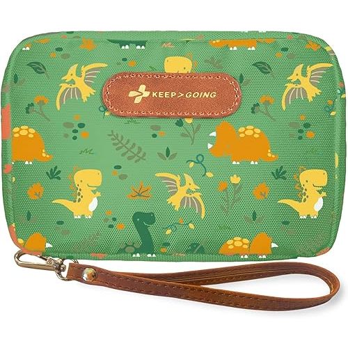 KeepGoing Travel First Aid Kit for Kids – 130 Pc. for Car, Home, Purse, Diaper Bag & Backpack with Latex-Free Bandages - Mini First Aid Kit Travel Size TSA-Approved