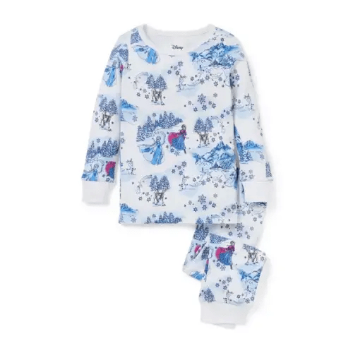 White Disney Frozen Good Night Pajama In Disney Frozen by Janie and Jack