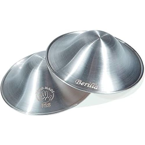 The Original Silver Nursing Cups, Nipple Shields for Nursing Newborn, Nipple Protector for Breastfeeding, Nipple Covers Breastfeeding, No Need Nipple Cream, Newborn Essentials Must Haves (Regular)