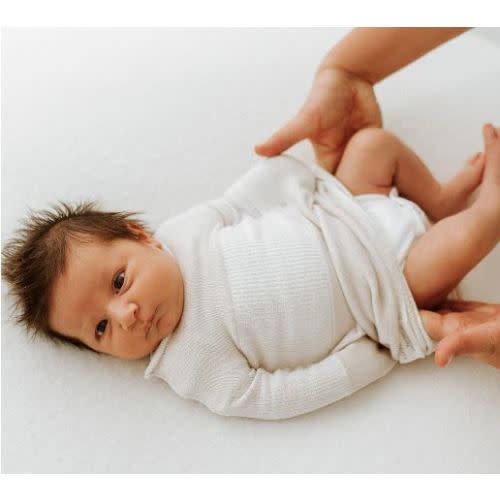 Bamboo Blend Beige Swaddle Sleep Sack – Swaddelini (LG)
