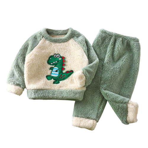 Durtebeua Baby Boy Clothes Long-sleeve Ribbed Romper and Pants Set 3-6 Months