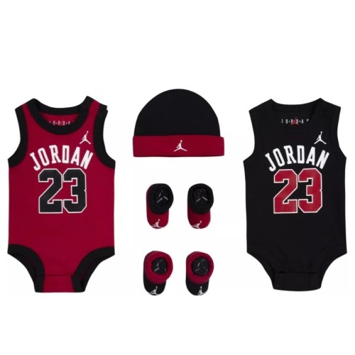🏀Baby Jordan Jersey Basketball Newborn 0-6 Months 5-Piece Set 🏀