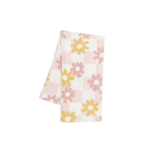 Daisy Dreams Soft & Cozy Luxury Fleece Checkered Baby Blanket