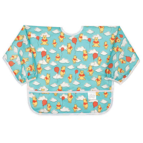 Sleeved Bib: Winnie the Pooh Balloons