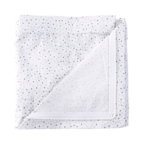 QuickZip Crib Zipper Sheet - Gray Dot