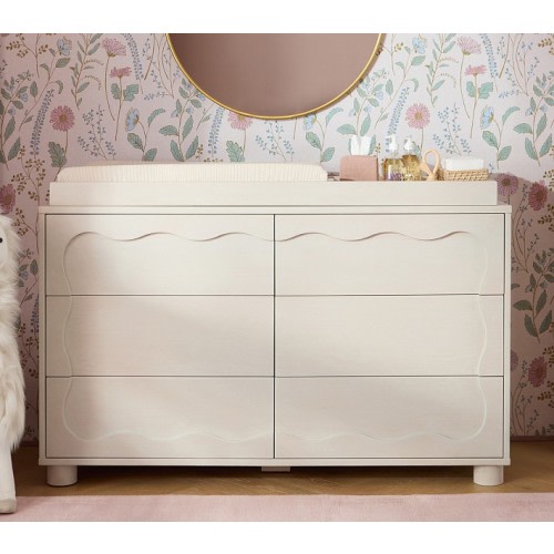 Paloma 6-Drawer Dresser & Topper Set (56w x 19d")