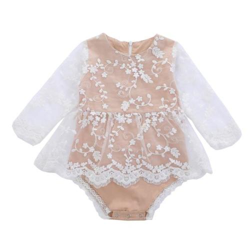 STELLA Lace Romper Dress - Hazel & Bo