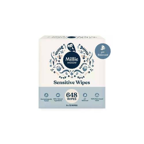 Millie Moon Sensitive Wipes Jumbo Box (648 ct)