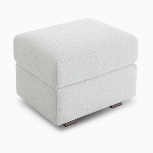 Nurture& The Gliding Ottoman - Boucle White