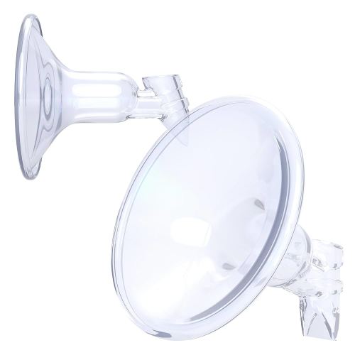 360 Fit Silicone Flange Insert with Duckbill Valve - Works with Idaho Jones, Pumpables Genie Advanced, Legendairy Milk Duette Breast Pumps, Liquid Shield Replacement - 17, 21 29 mm