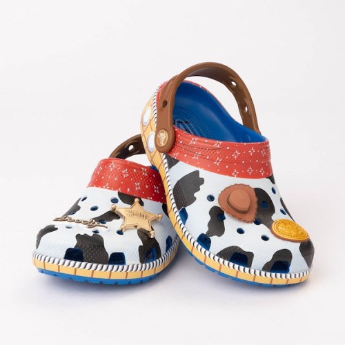 Toy Story Crocs Sheriff Woody Classic Clog - Little Kid / Big Kid - Blue Jean