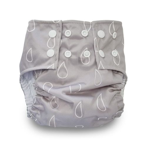 Bubba Blue Cloth Nappy Grey