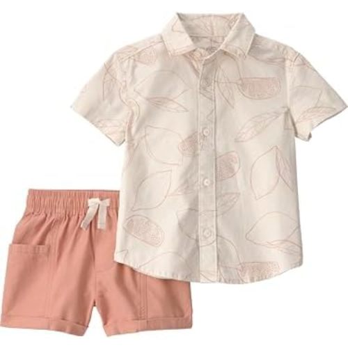 little planet by carter's unisex-baby 2-piece Shorts Set Made With Organic Cotton