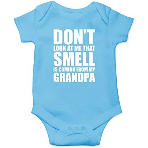 CBTwear Don't Look At Me, That Smell Is Coming From My Grandpa Baby Bodysuit - Newborn Unisex Clothes