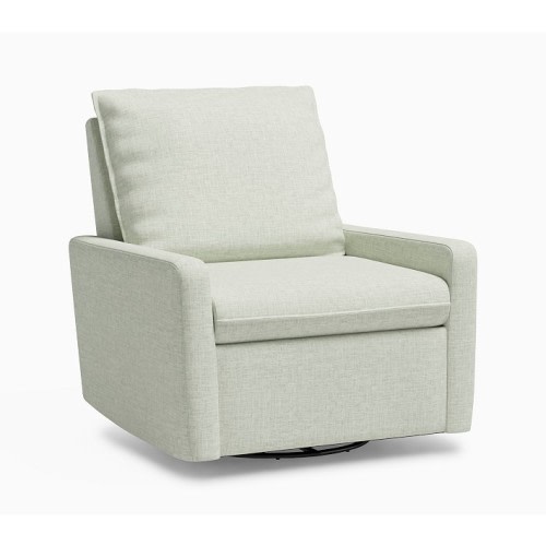 Paxton Chair and a Half Stationary Glider Eco Performance Weave Sage