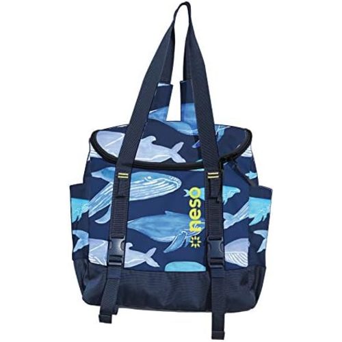 Neso Beach Tote - Lightweight Tote Bag - Use as a Beach Bag or Backpack - Includes Straps, Waterproof Pocket