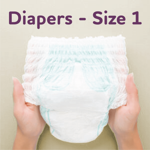 Diapers - Size 1