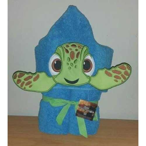3D Turtle Hooded Towel