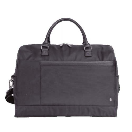 btL 18-inch Nylon Weekender Travel Duffel with a 15-inch Padded Laptop Sleeve, Black