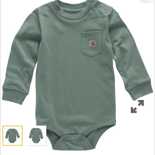 Boys' Long Sleeve Pocket Bodysuit (Baby) | F25 Products | Carhartt