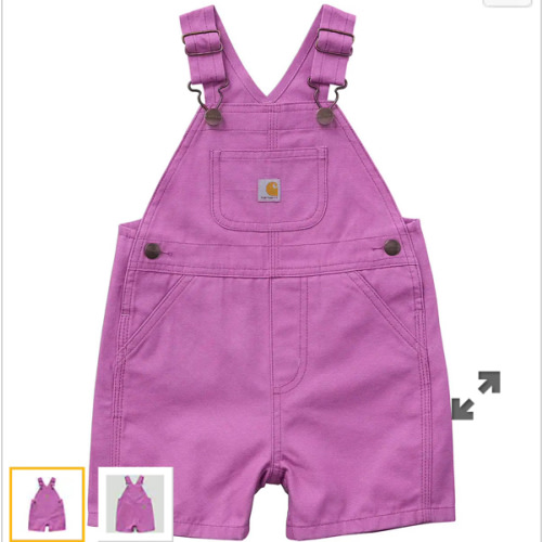 Kids' Loose Fit Canvas Shortall (Baby/Toddler)