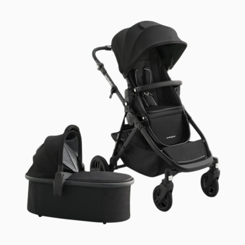 Single-to-Double Stroller 3.0 and Bassinet Bundle - Black
