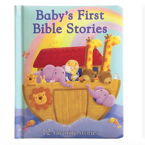 Baby's First Bible Stories Padded Board Book - Gift for Easter, Christmas, Communions, Newborns, Birthdays, Beginner Bible